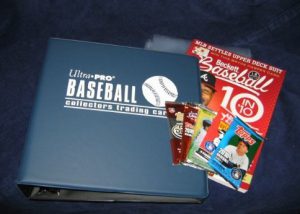 Baseball card collector kit