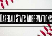 Baseball Stats Abbreviations - What Do They Mean